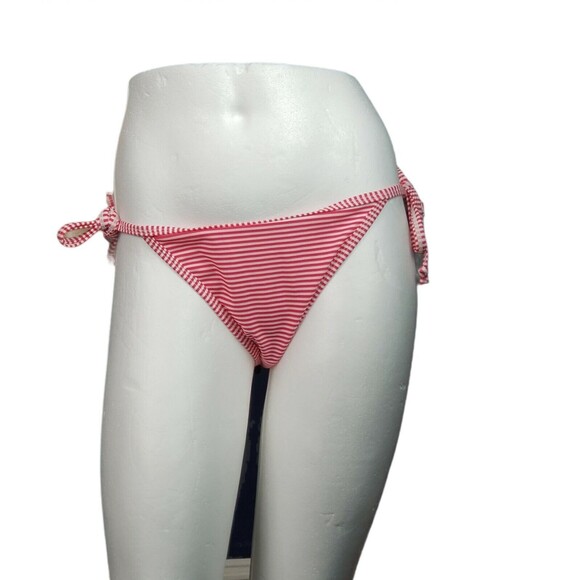 Pretty Little Thing Women's 2 Piece Bikini Red/White NWT US Size 4 - Picture 4 of 4